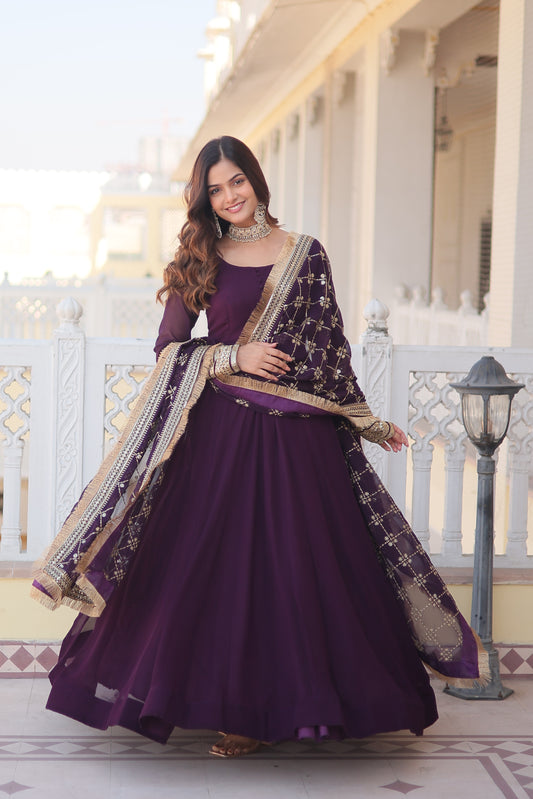 GOWN WITH DUPATTA