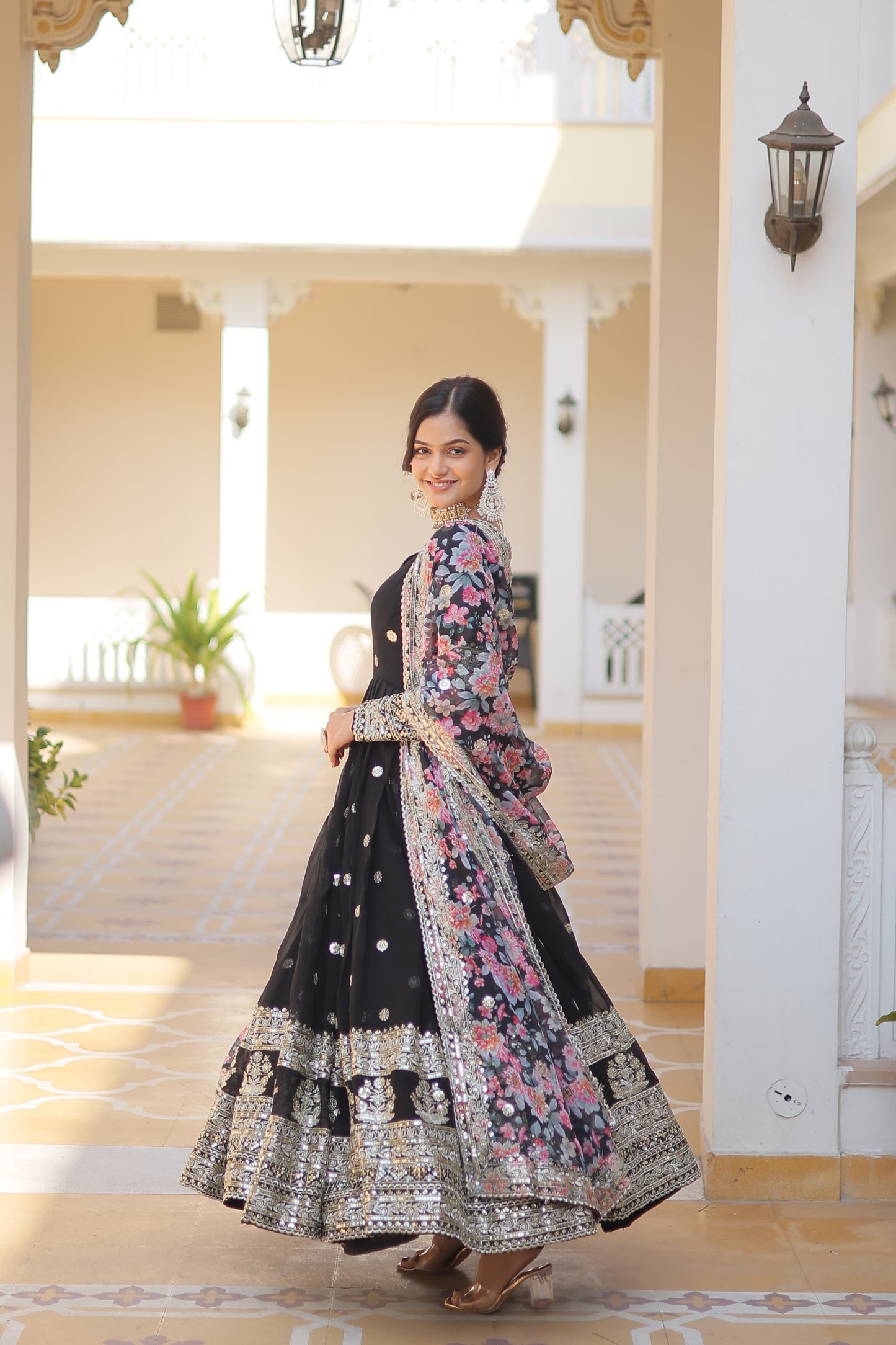 GOWN WITH DUPATTA