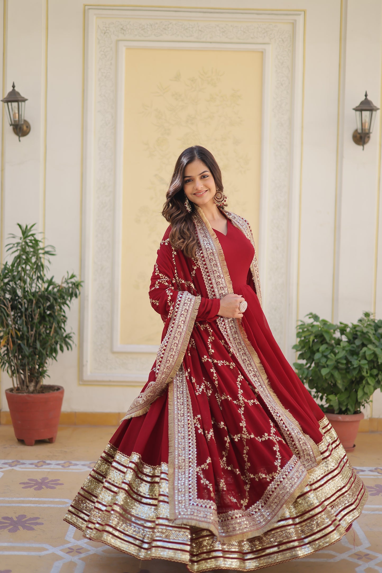 GOWN WITH DUPATTA