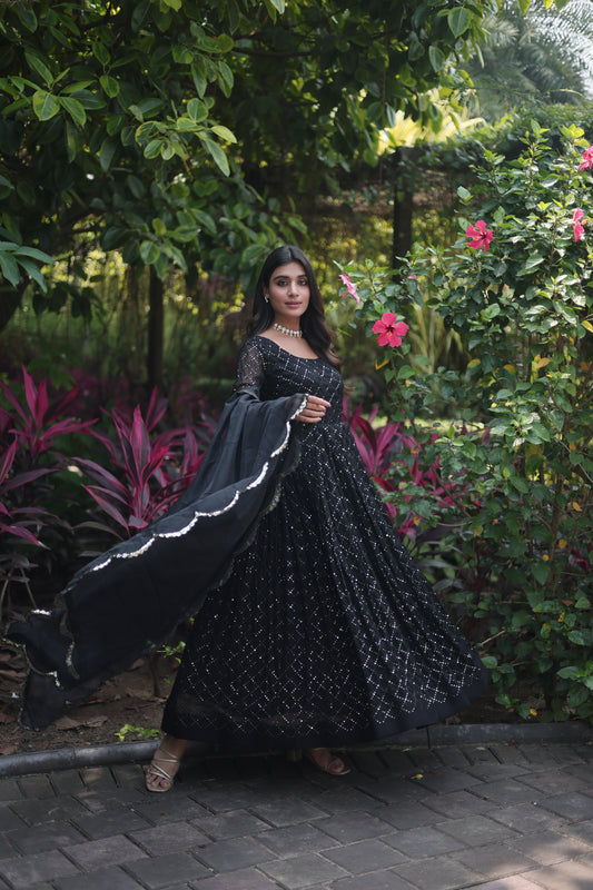 GOWN WITH DUPATTA