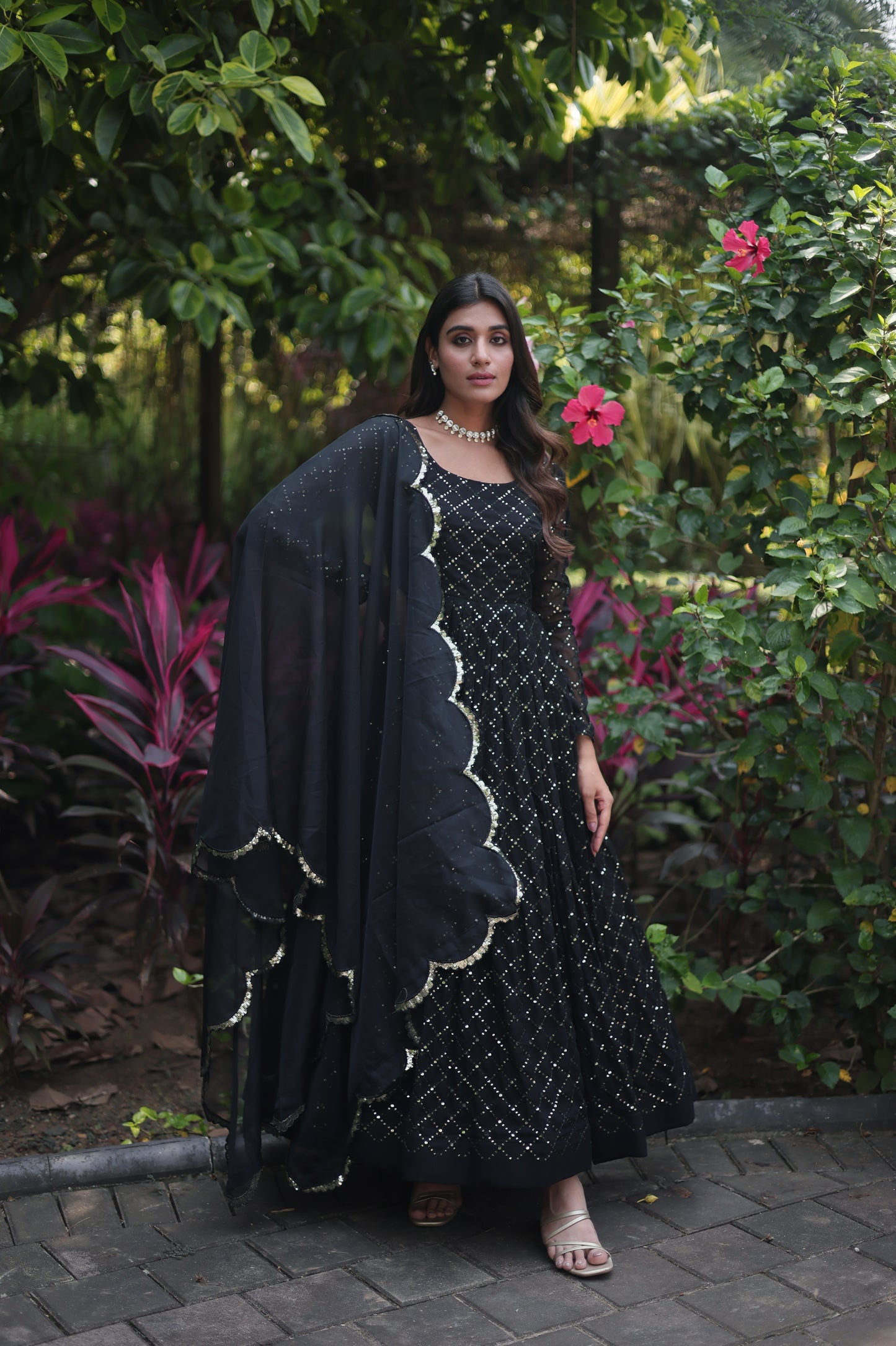 GOWN WITH DUPATTA