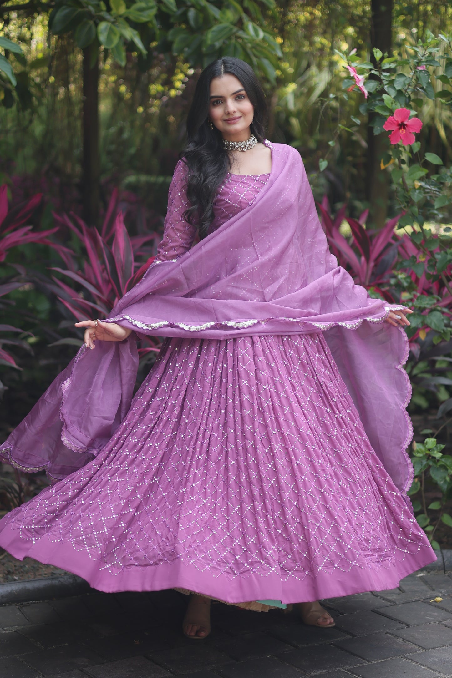 GOWN WITH DUPATTA