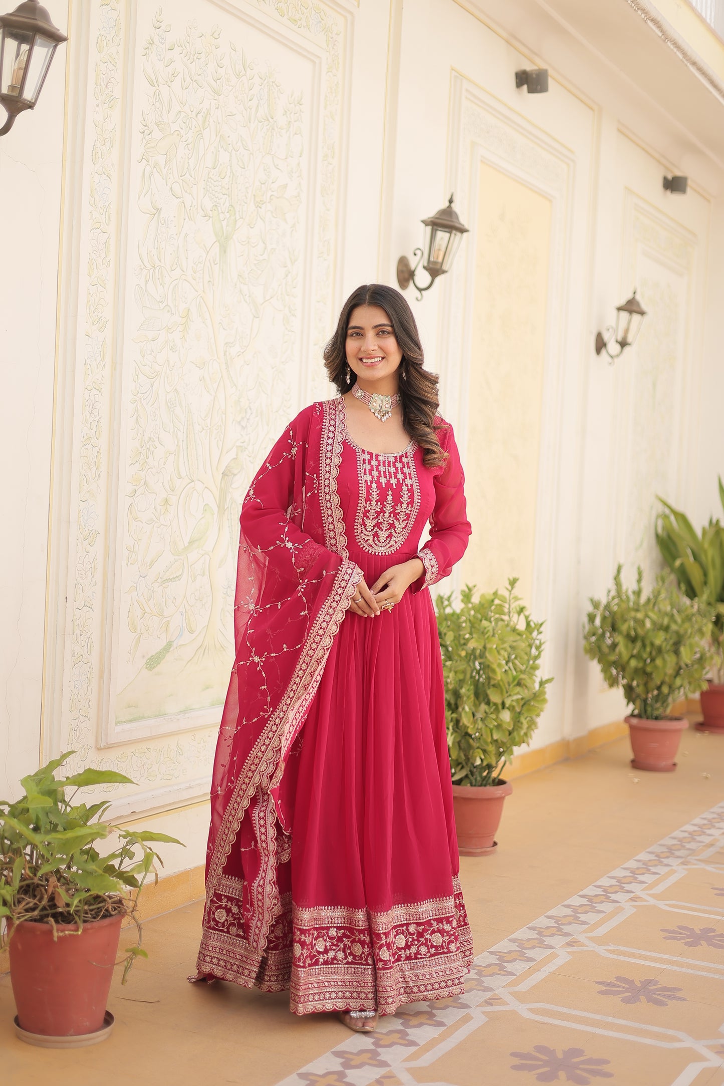 GOWN WITH DUPATTA