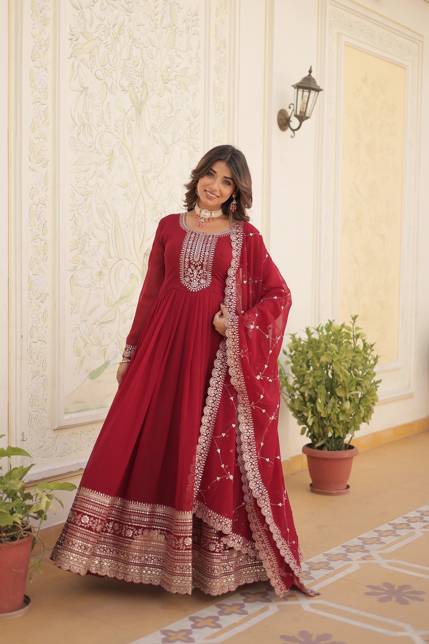 GOWN WITH DUPATTA