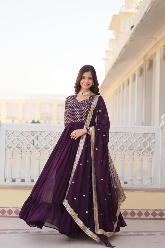 GOWN WITH DUPATTA