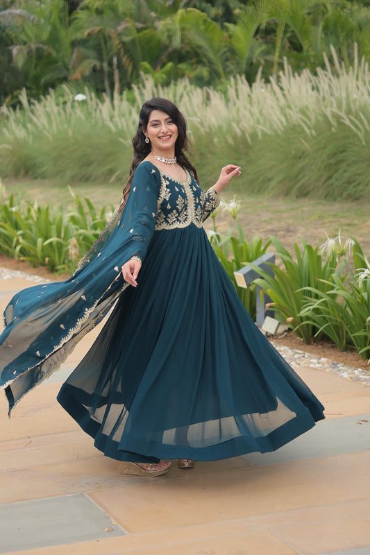 GOWN WITH DUPATTA