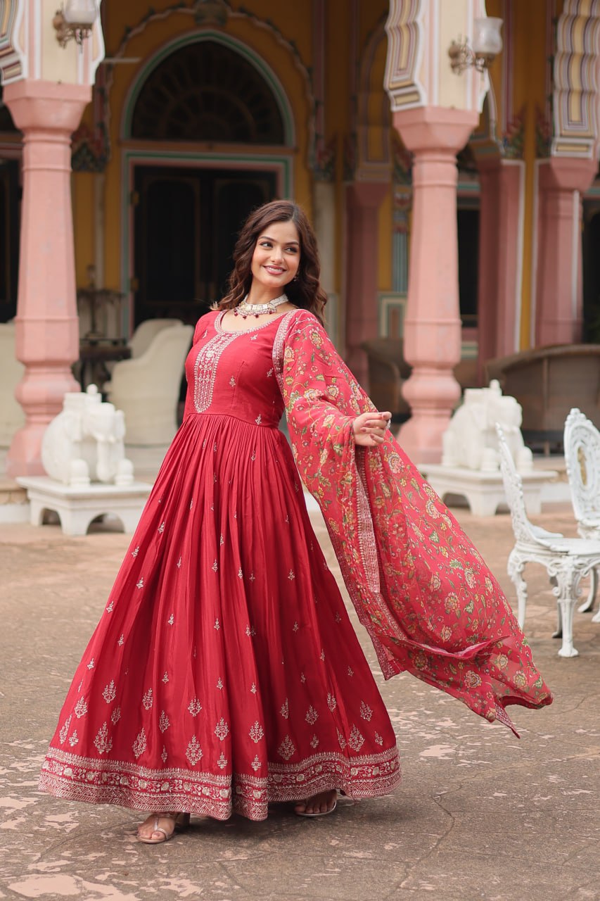 GOWN WITH DUPATTA