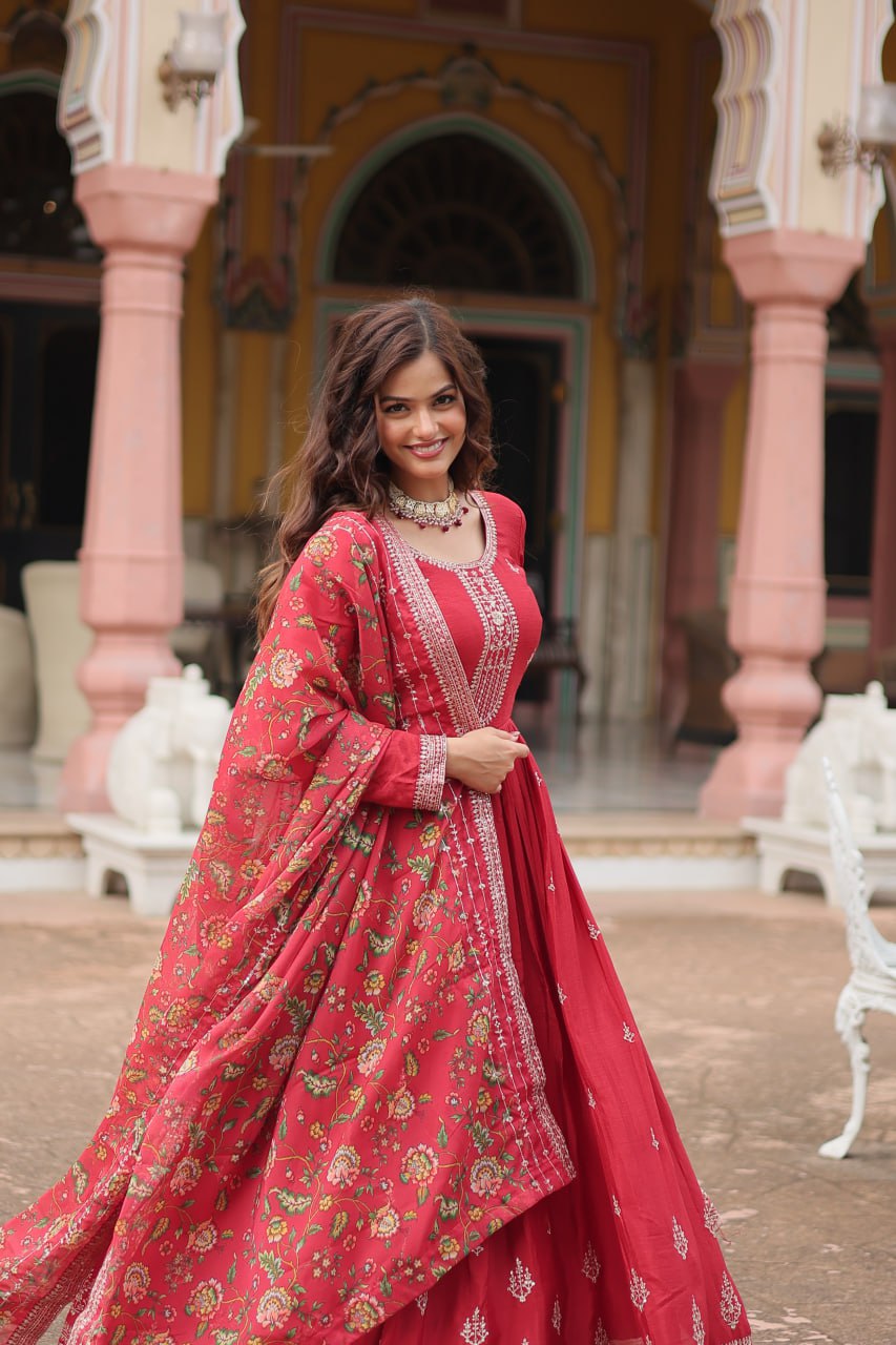 GOWN WITH DUPATTA