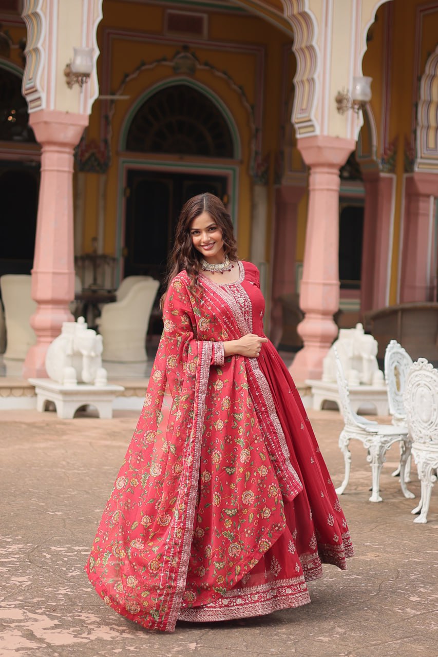 GOWN WITH DUPATTA