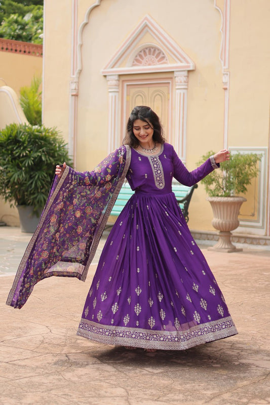 GOWN WITH DUPATTA