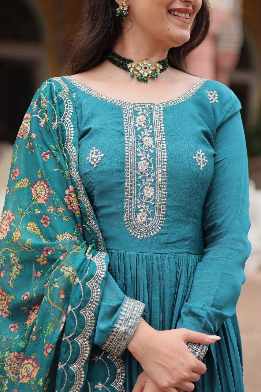 GOWN WITH DUPATTA