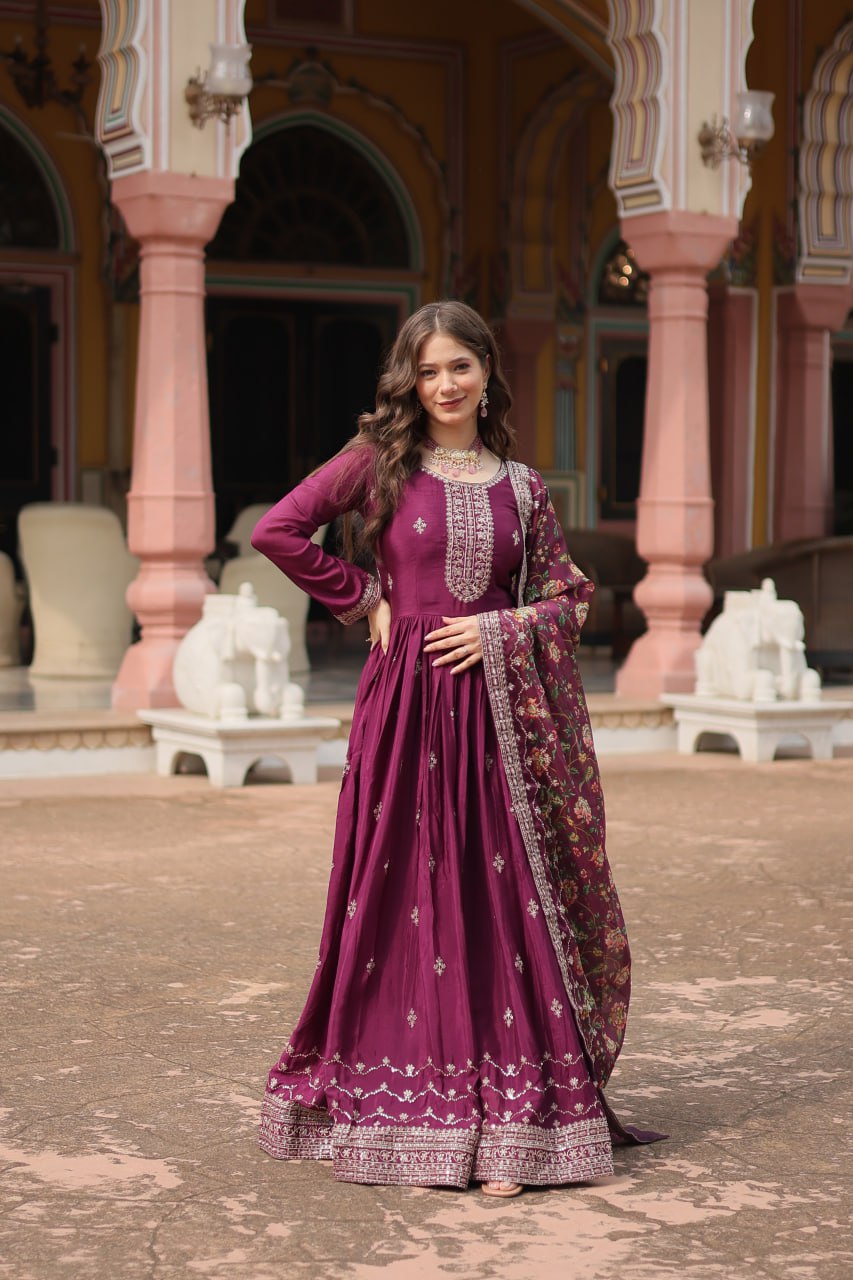 GOWN WITH DUPATTA