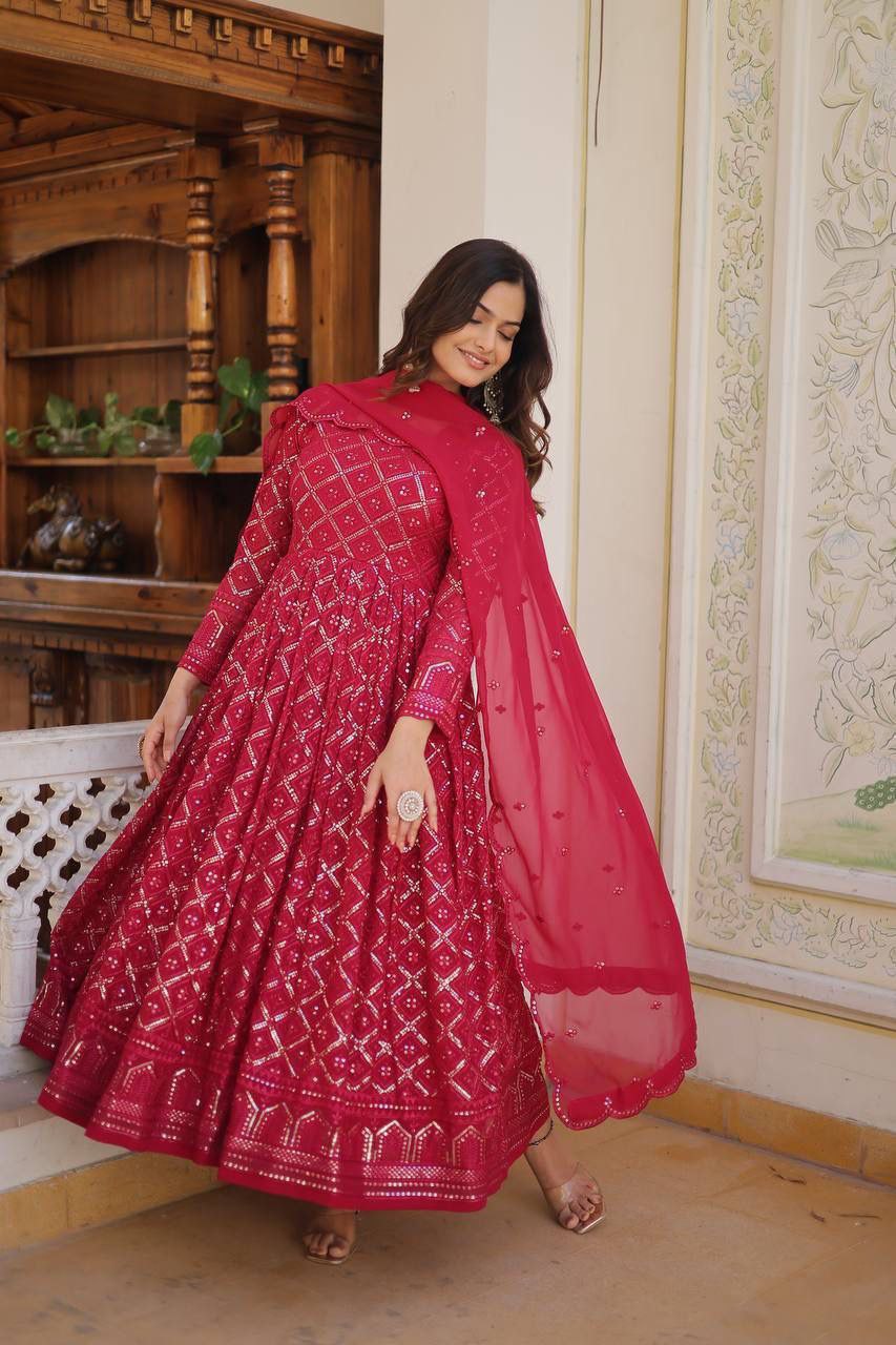 GOWN WITH DUPATTA