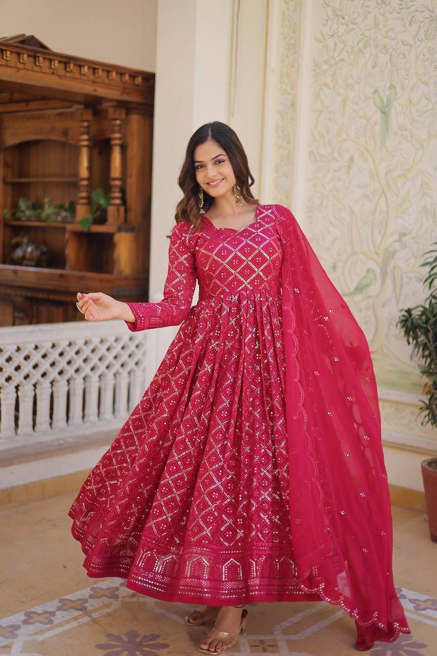 GOWN WITH DUPATTA