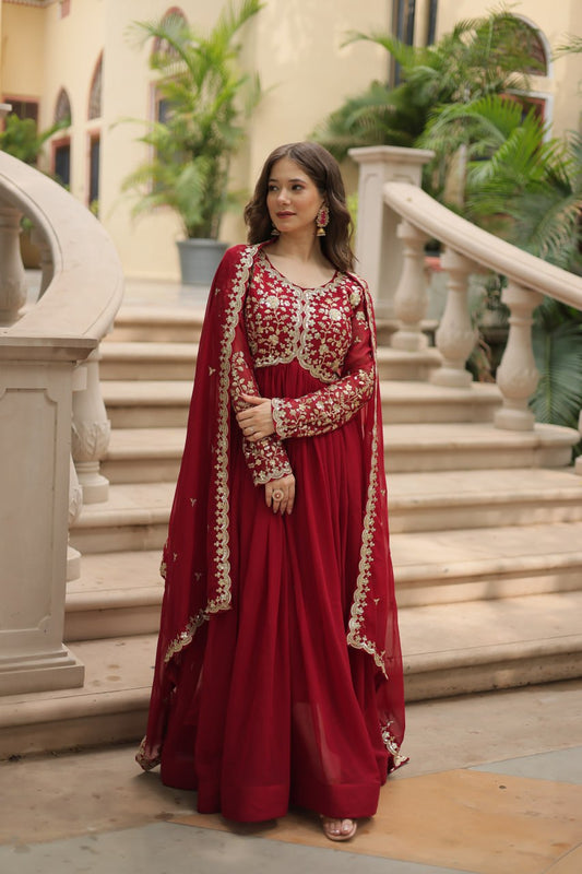 GOWN WITH DUPATTA