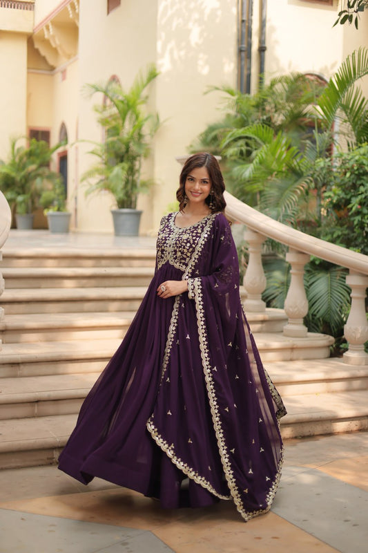 GOWN WITH DUPATTA